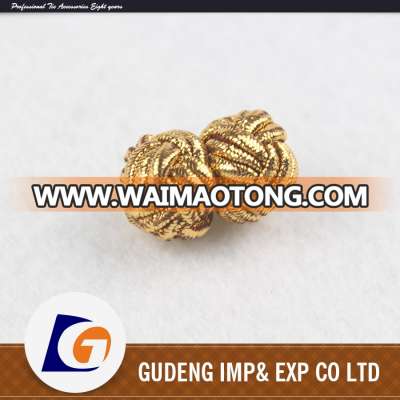 2016 New Design Golden knot Cufflinks for men's shirt